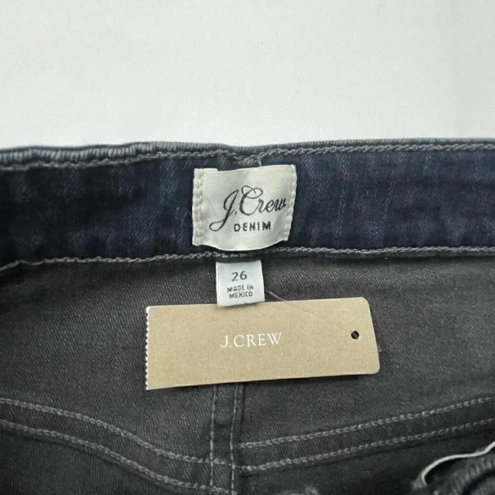 J. Crew Curvy Toothpick Skinny Jean Dark Wash NEW